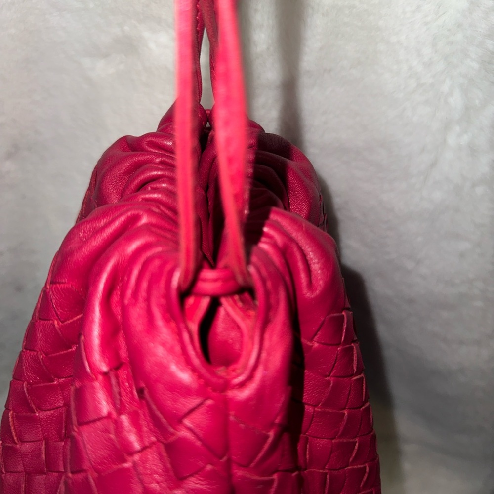 Bottega Veneta Drawstring, Ruby, Fuchsia Crossbody - image 6